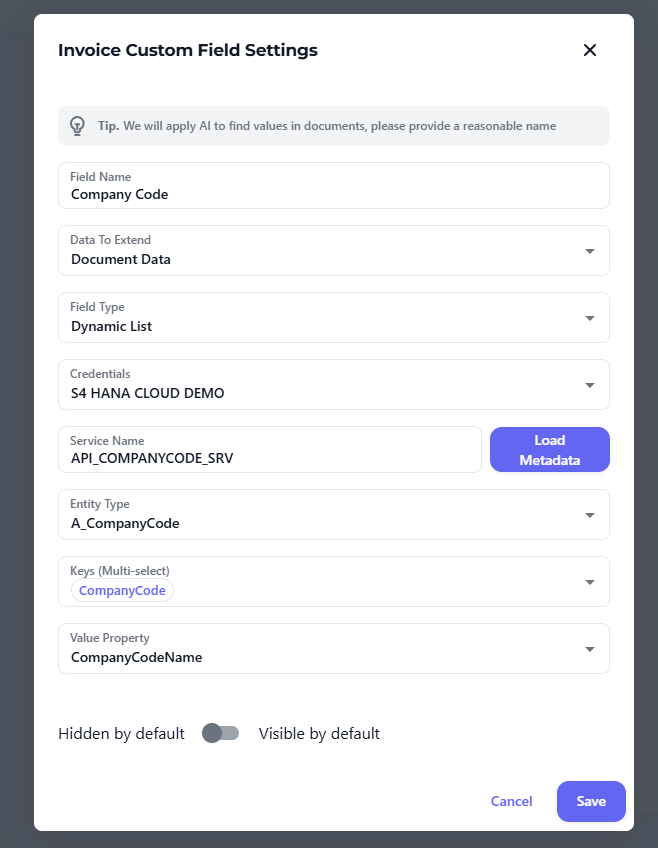 SAP Supplier Select S4 public cloud