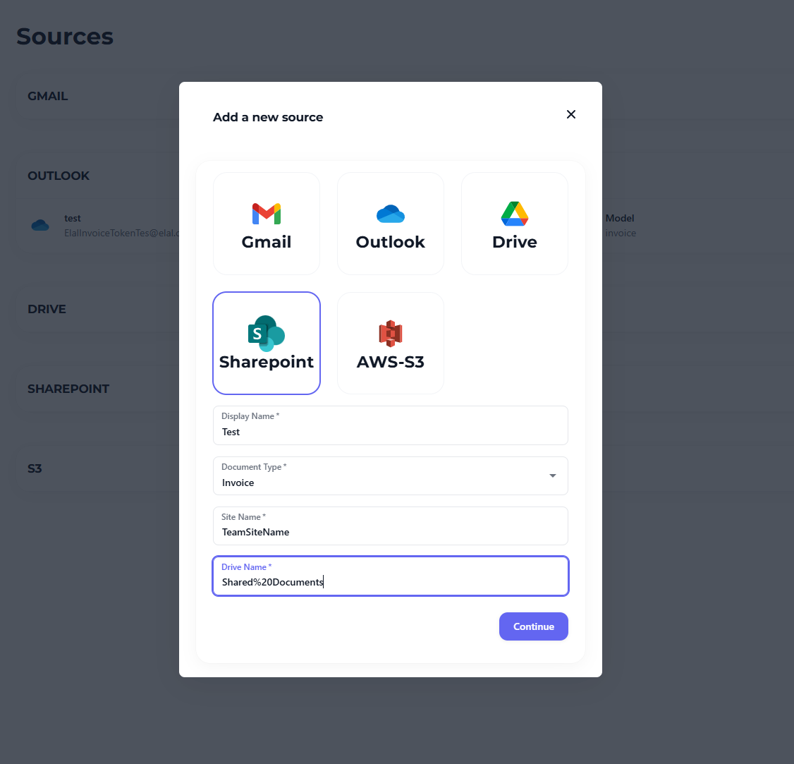 Sharepoint Credentials